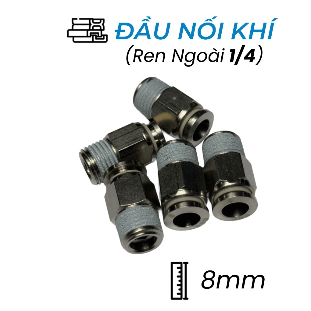 Đầu Nối Nhanh Đồng Phi 8 Ren 1/4 CDC BPC 08R02 Giá Rẻ