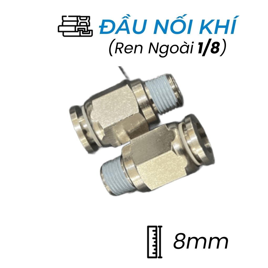 Đầu Nối Nhanh Đồng Phi 8 Ren 1/8 CDC BPC 08R01 Rẻ Nhất