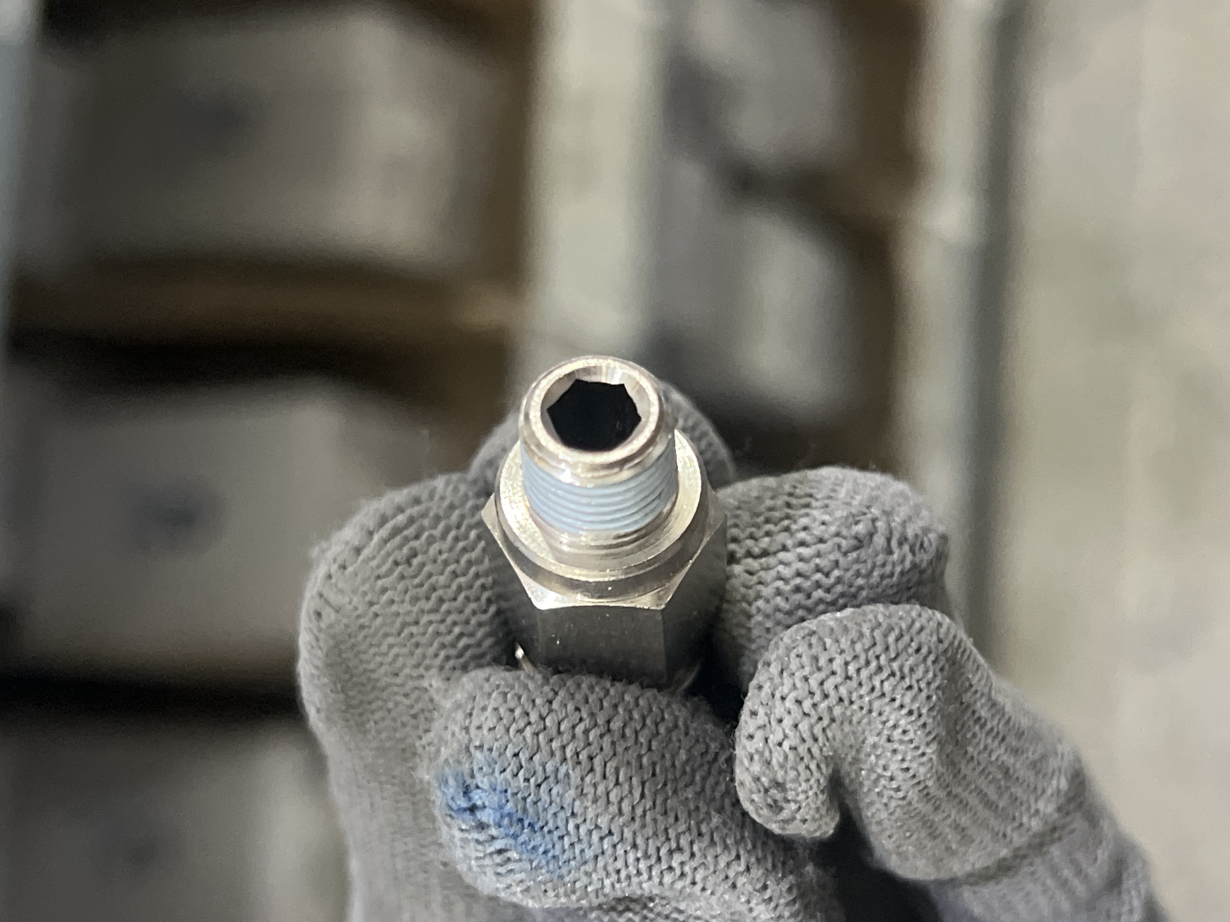 Alternative view of Đầu Nối Nhanh Đồng Phi 8 Ren 1/8 CDC BPC 08R01 Rẻ Nhất