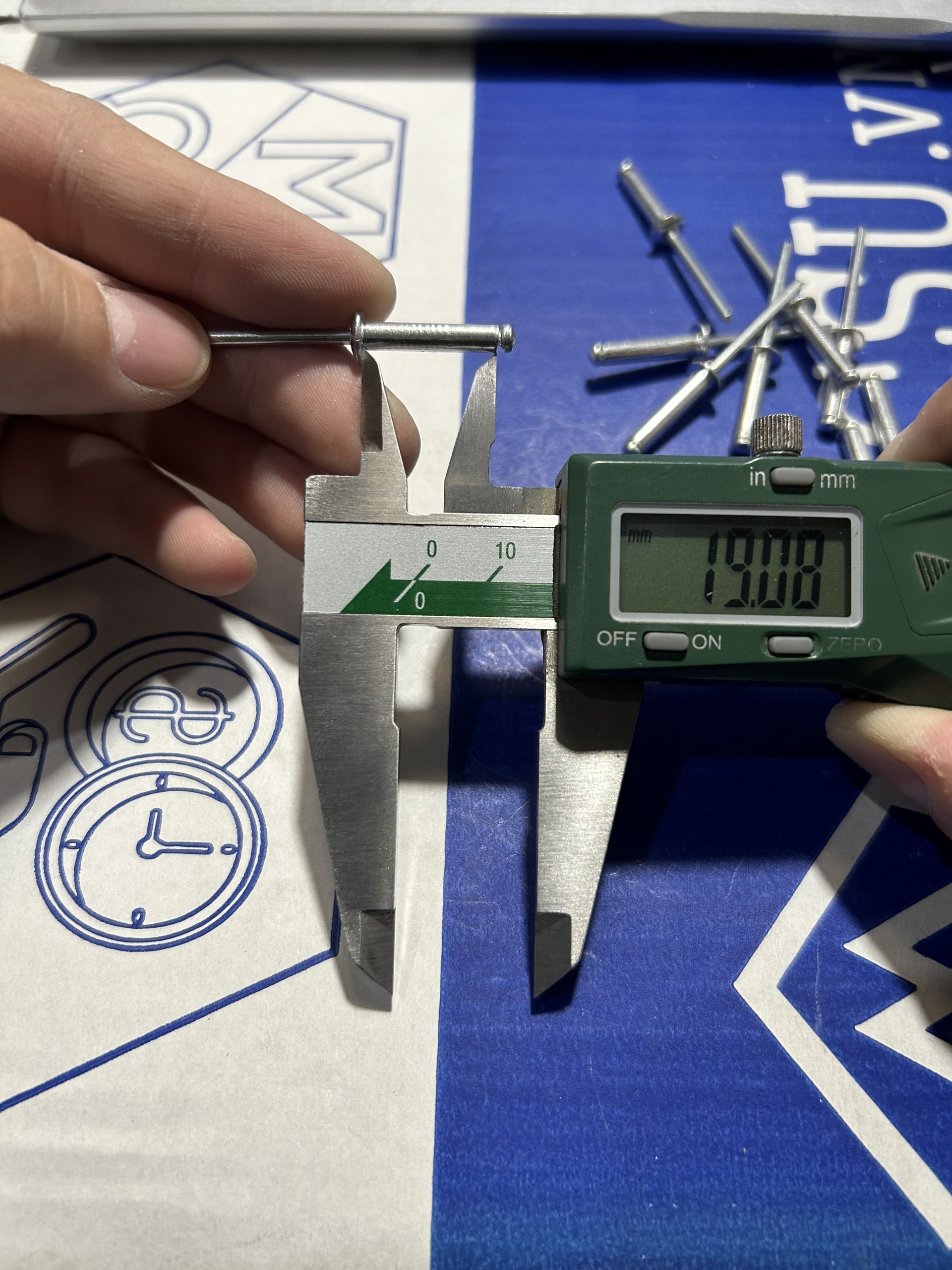 Rivet Nhôm OD4.0x19mm (497-500 Cái) - Ảnh 3