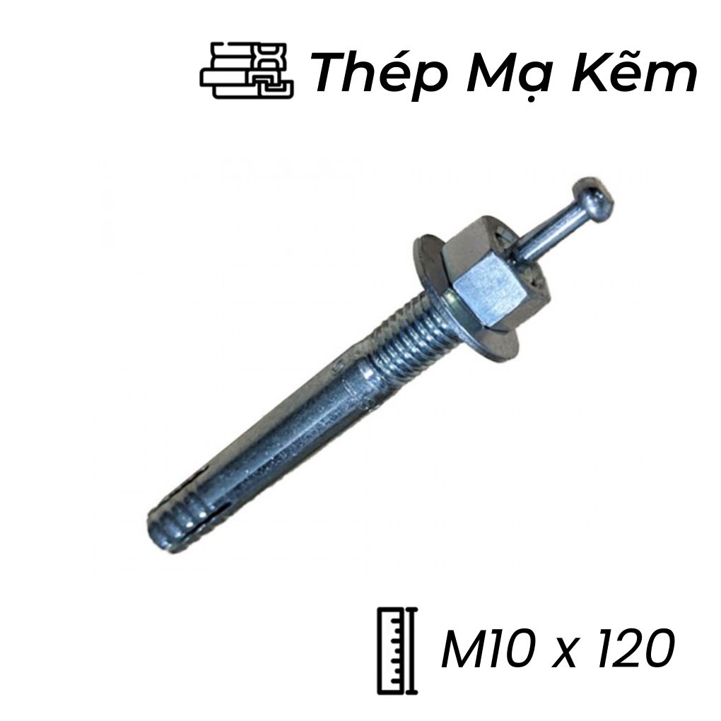 Tắc Kê Nở Đinh Sanko Thép Mạ Kẽm M10x120