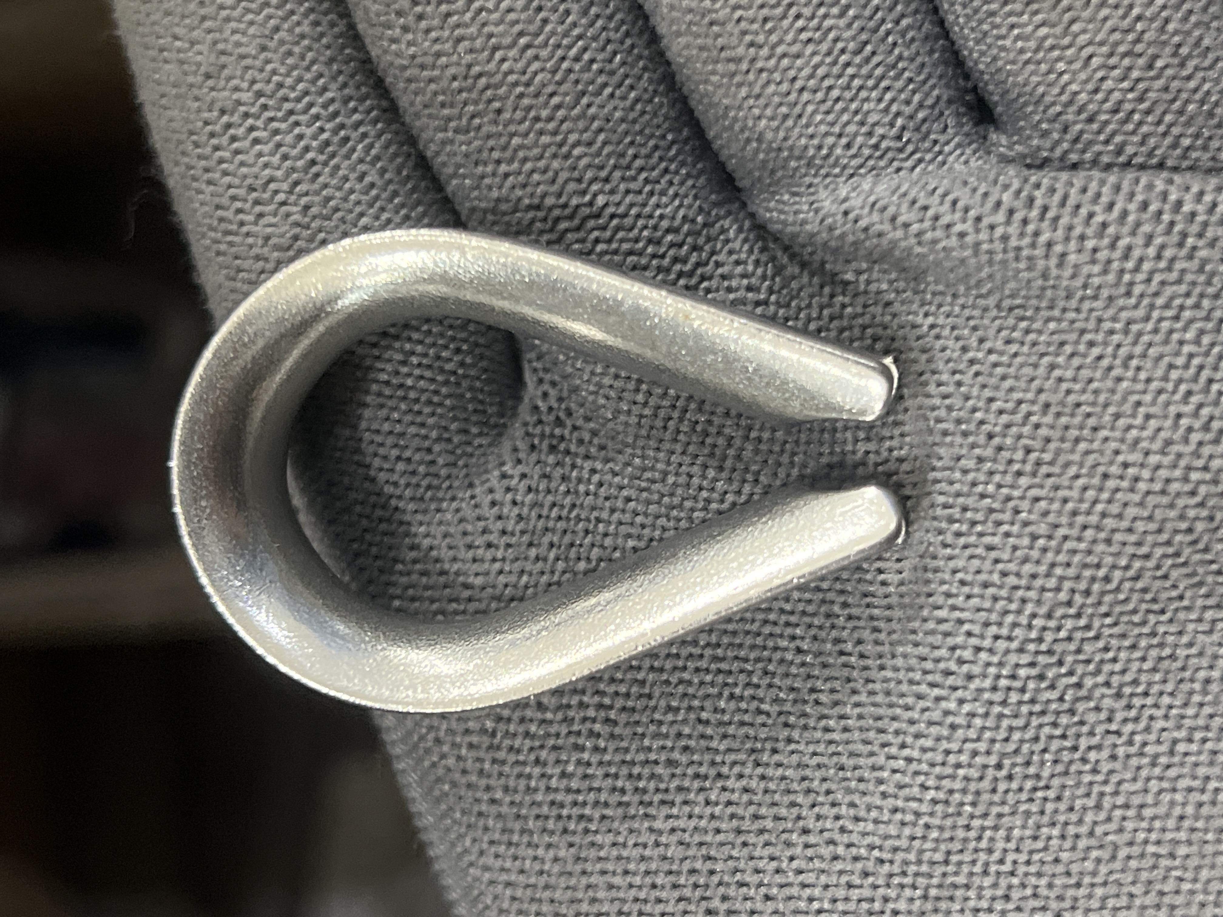 Bẹn Lót Cáp (Rope Thimble) Inox 304 D8