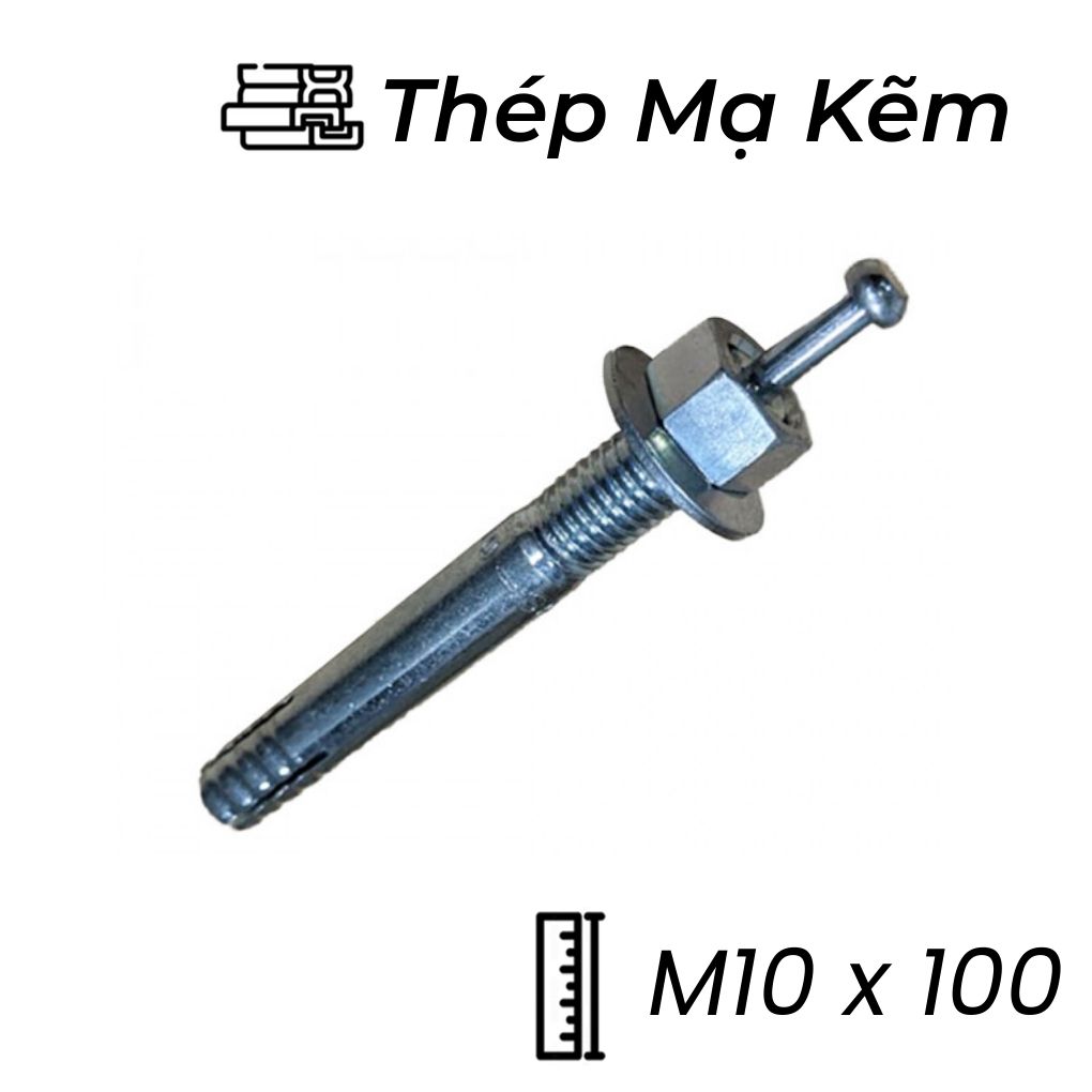 Tắc Kê Nở Đinh Sanko Thép Mạ Kẽm M10x100