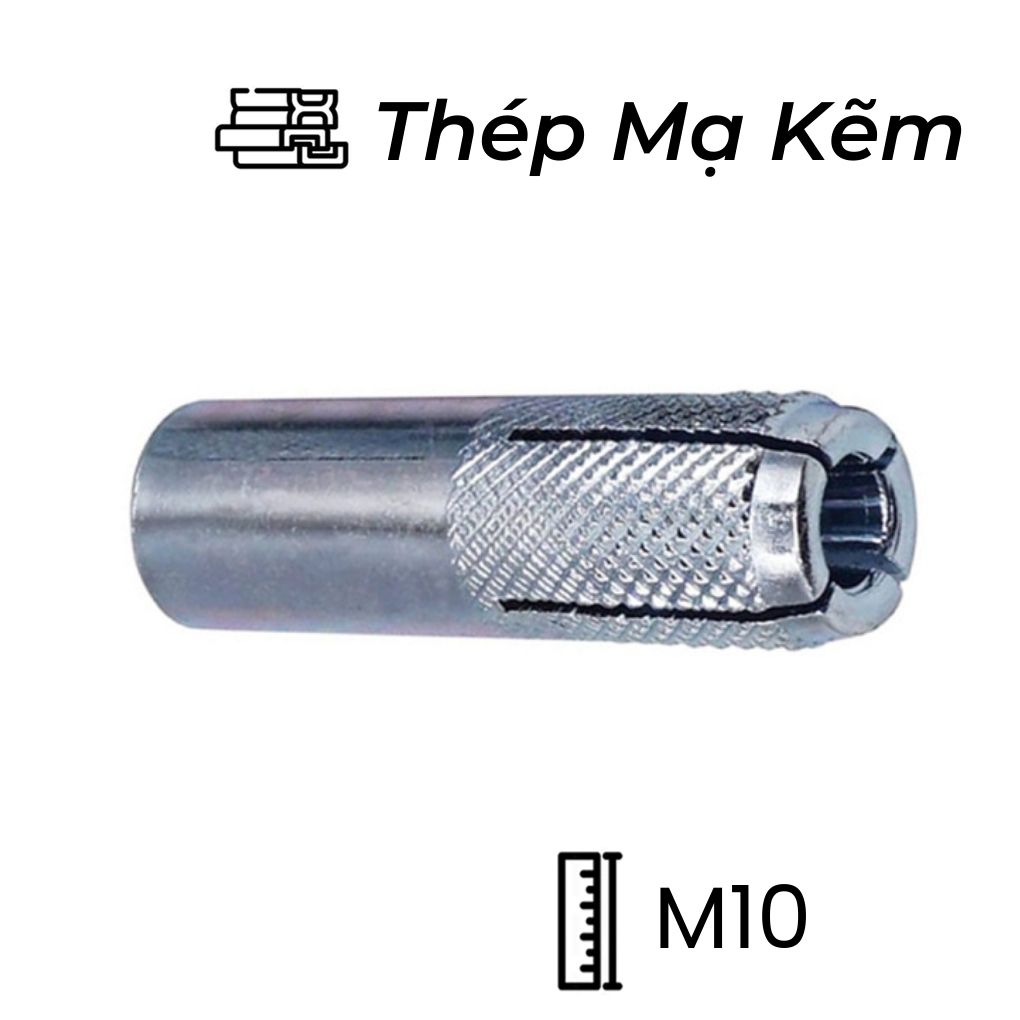 Tắc Kê Đạn Thép Mạ Kẽm M10