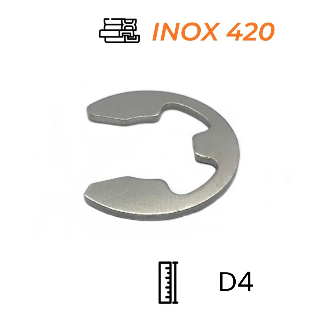 Phe Gài Trục Chữ E Inox 420 D4