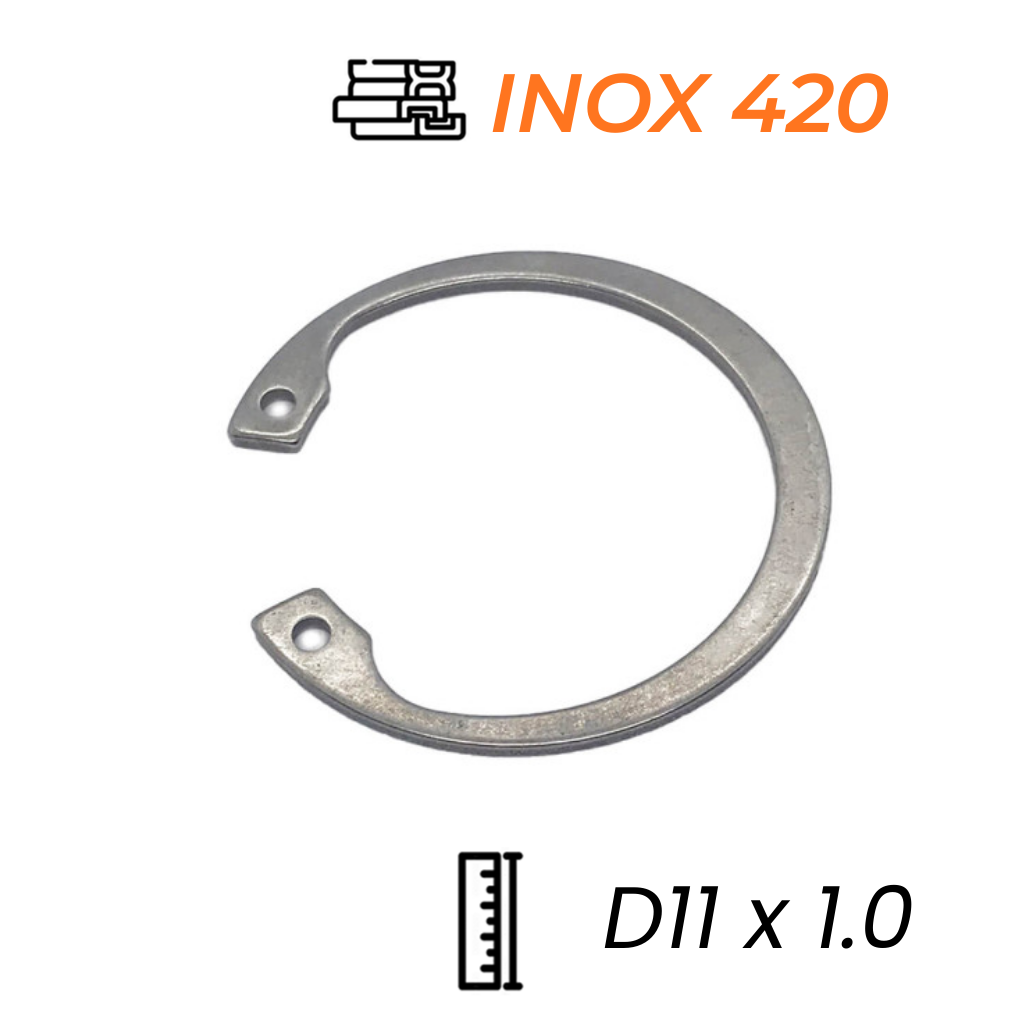 Phe Gài Lỗ Inox 420 DIN472 D11x1.0