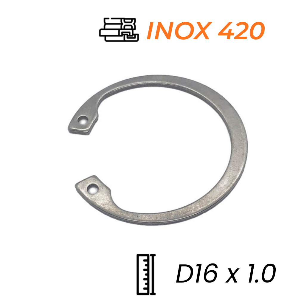 Phe Gài Lỗ Inox 420 DIN472 D16x1.0