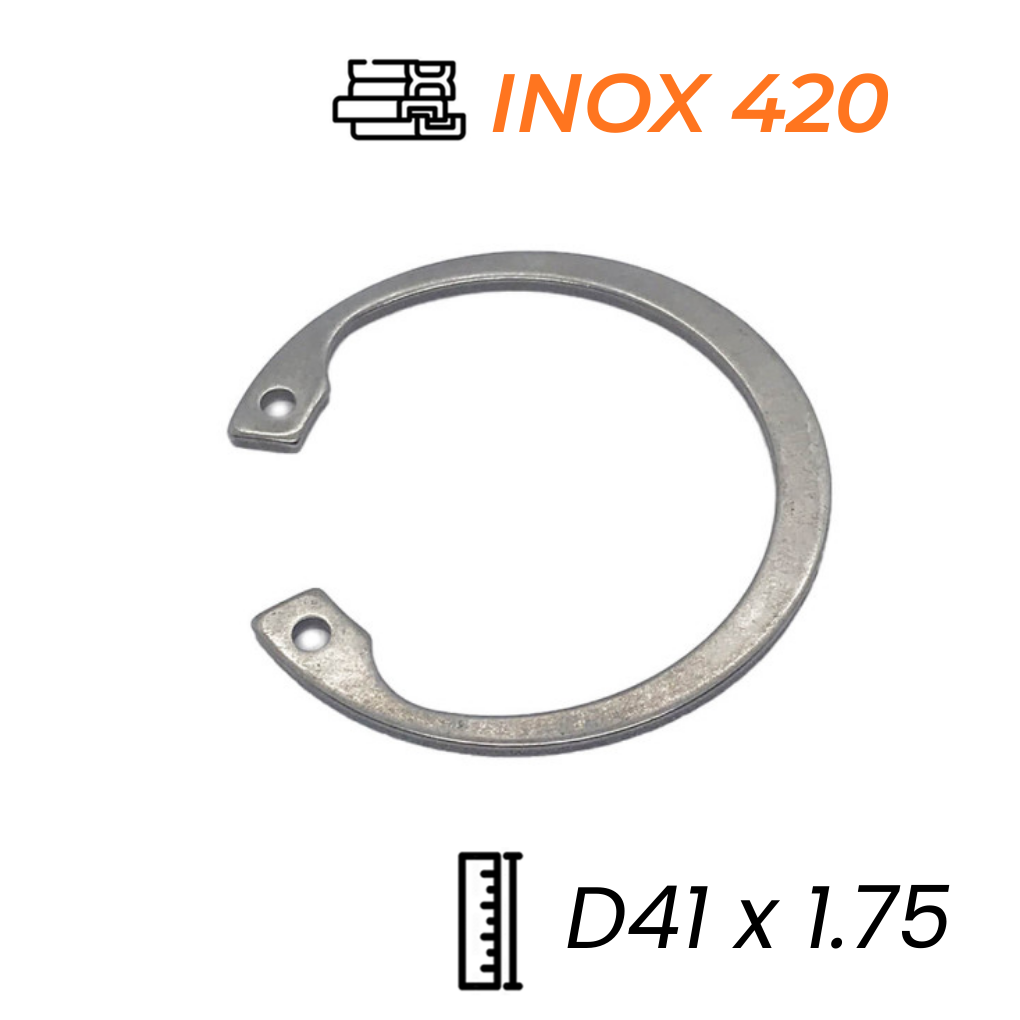 Phe Gài Lỗ Inox 420 DIN472 D41x1.75