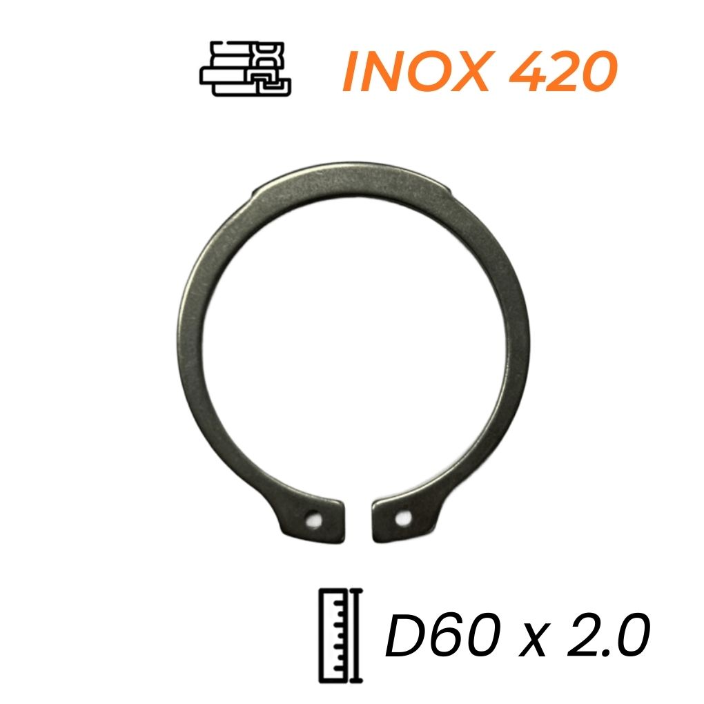 Phe Gài Trục Inox 420 DIN471 D60x2.0