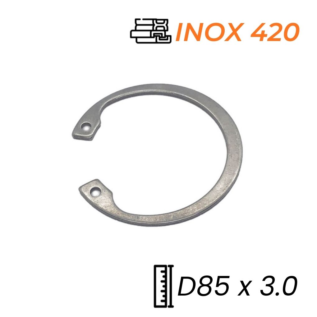 Phe Gài Lỗ Inox 420 DIN472 D85x3.0