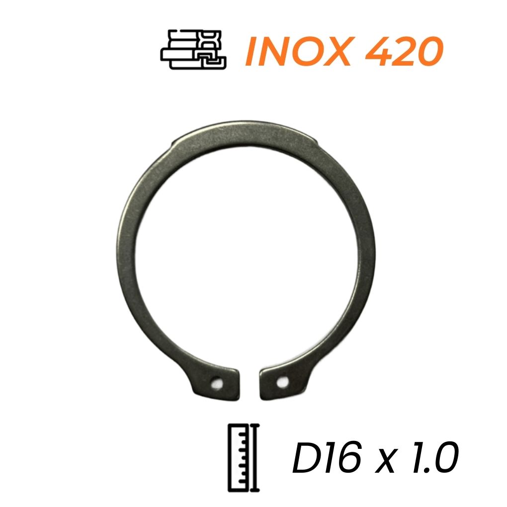 Phe Gài Trục Inox 420 DIN471 D16x1.0