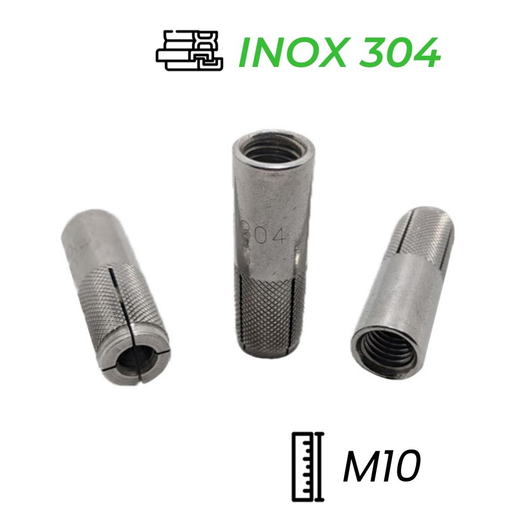 Tắc Kê Đạn Inox 304 M10