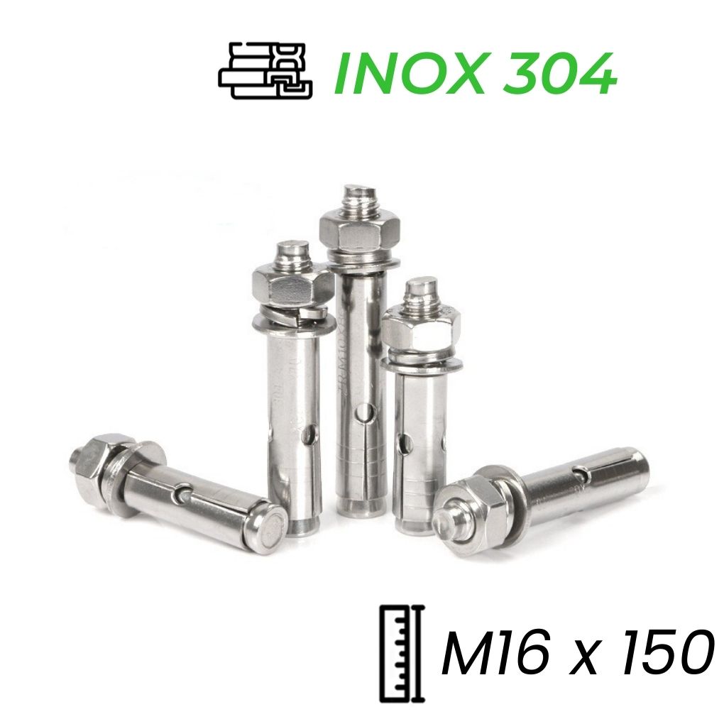 Tắc Kê Nở Inox 304 M16x150