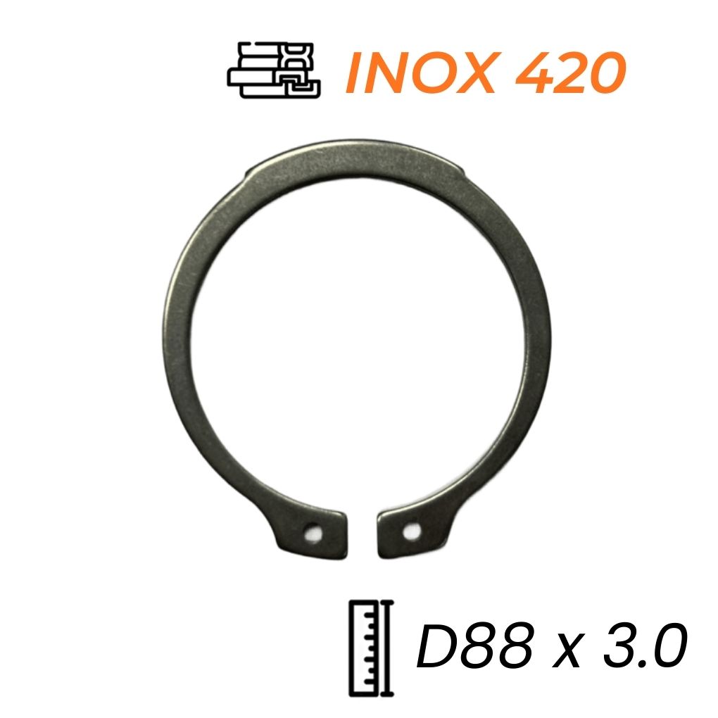 Phe Gài Trục Inox 420 DIN471 D88x3.0