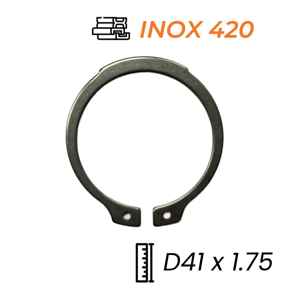 Phe Gài Trục Inox 420 DIN471 D41x1.75