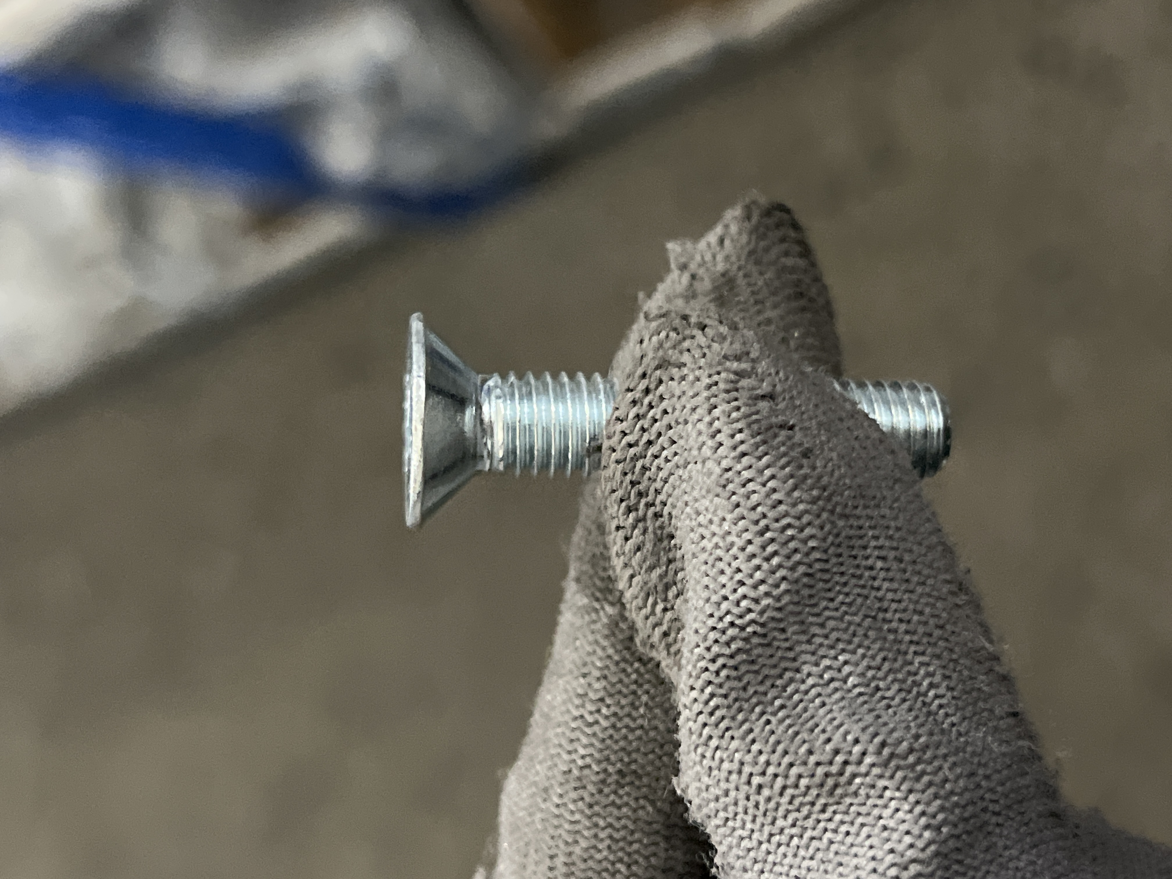 Lục Giác Chìm Col Thép Mạ Kẽm Trắng Cr3+ 10.9 DIN7991 M8x40 (25Cái/Bịch) - Ảnh 6