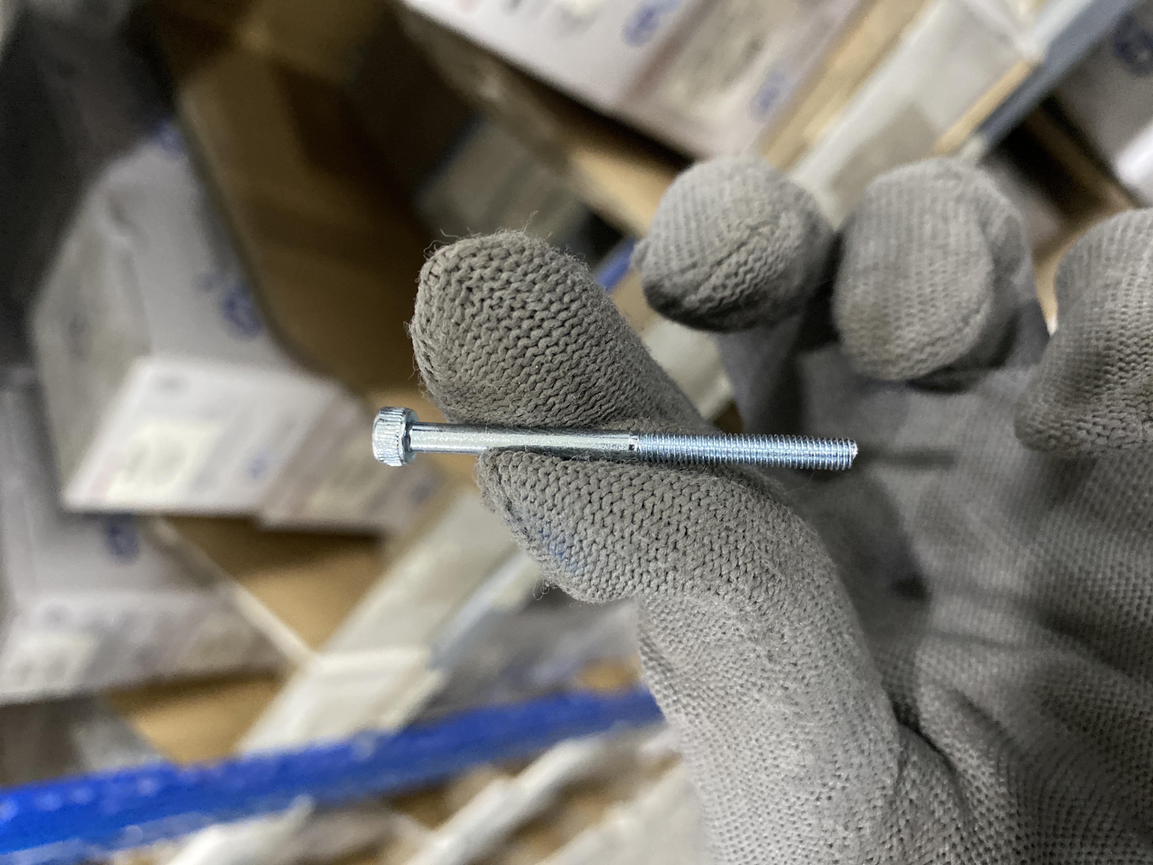 Lục Giác Chìm Đầu Trụ Thép Mạ Kẽm 12.9 DIN912 M3x40 Ren Lửng (50Cái/Bịch)