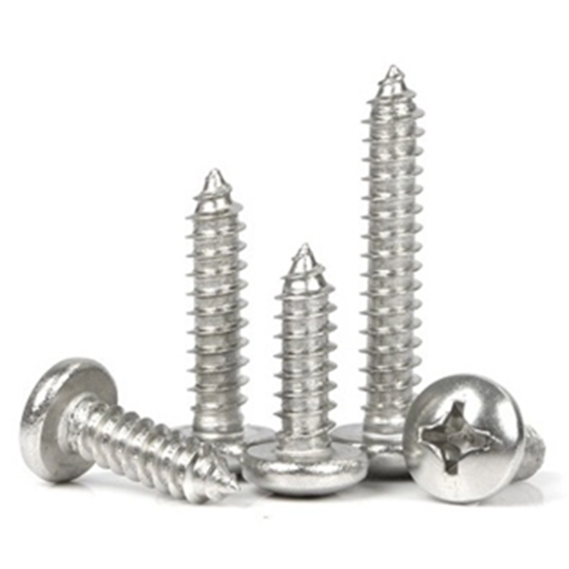 Vít Gỗ Pake Đầu Tròn Thép Mạ Niken St4.8x13mm (#10 x 1/2)