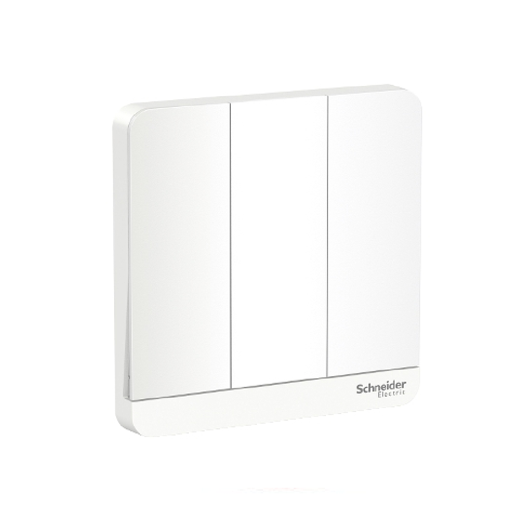 Bộ Công Tắc Ba 1 Chiều 16A Có Đèn Led E8333L1Led_We_G19 Schneider