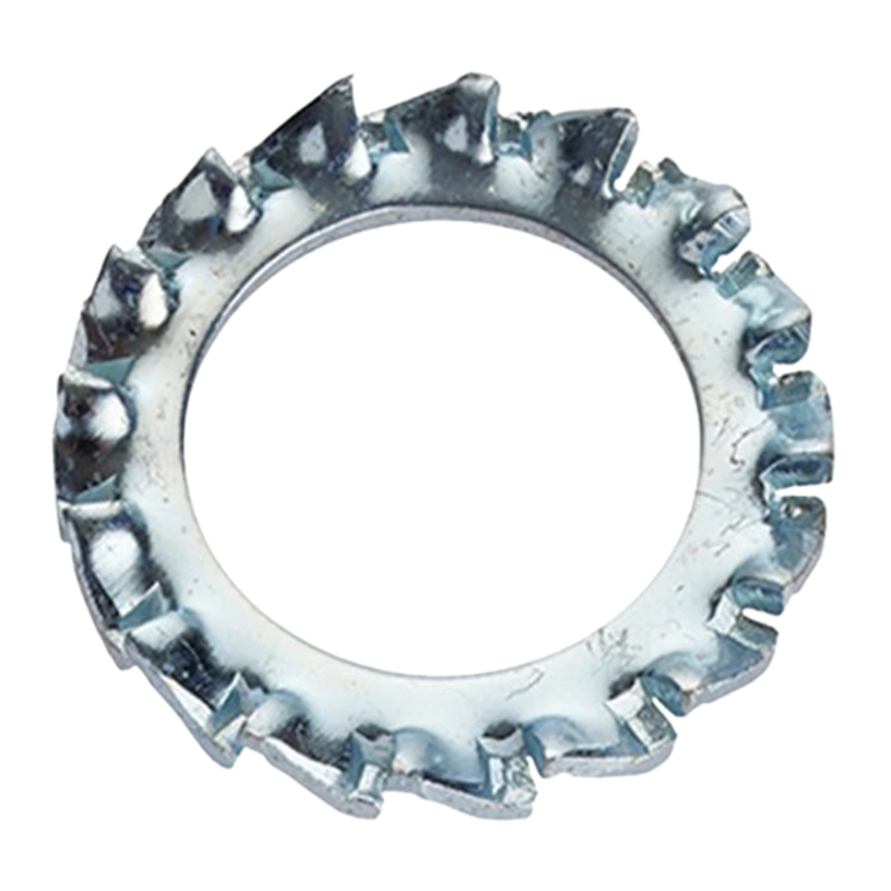 Lông Đền Răng Ngoài Loại A Thép Mạ Kẽm DIN6798A M14