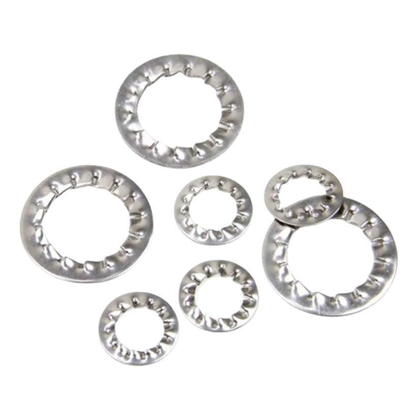 Alternative view of Lông Đền Răng Trong Loại J Inox 304 DIN6798J M8