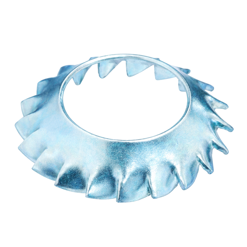 Lông Đền Răng Ngoài Loại V Thép Mạ Kẽm 4.8 DIN6798V M5