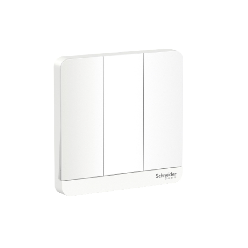 Bộ Công Tắc Ba 2 Chiều 16A Có Đèn Led E8333L2Led_We_G19 Schneider