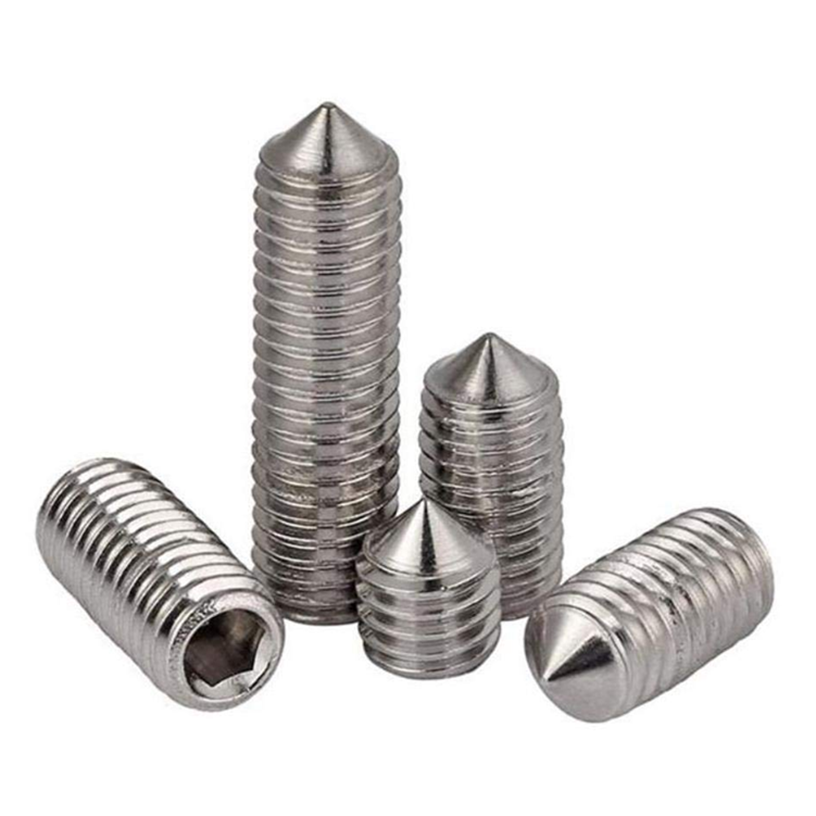 Vít Trí Đuôi Nhọn Inox 304 DIN914 M6x12 - Ảnh 3