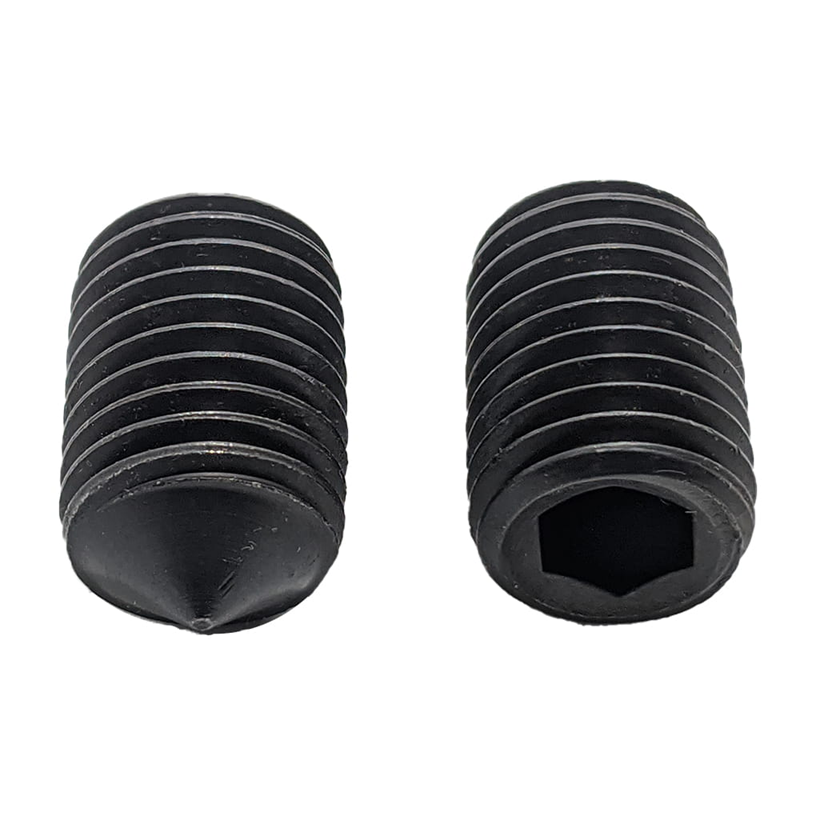 Vít Trí Đuôi Nhọn Thép Đen 10.9 DIN914 M4x5 - Ảnh 2