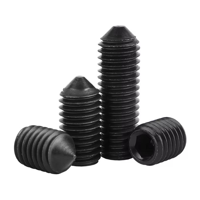 Vít Trí Đuôi Nhọn Thép Đen 10.9 DIN914 M8x30 - Ảnh 3