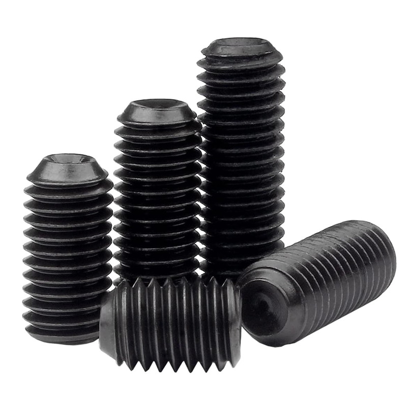 Vít Trí Đuôi Lõm Thép Đen 10.9 DIN916 M12x50 - Ảnh 3