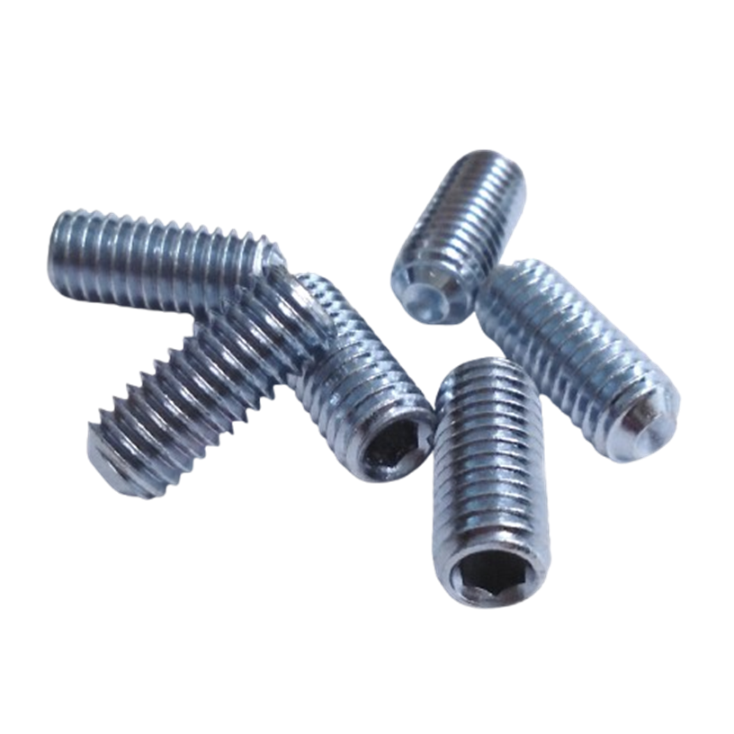 Vít Trí Đuôi Lõm Thép Mạ Kẽm Trắng Cr3+ 10.9 DIN916 M16x40 - Ảnh 2