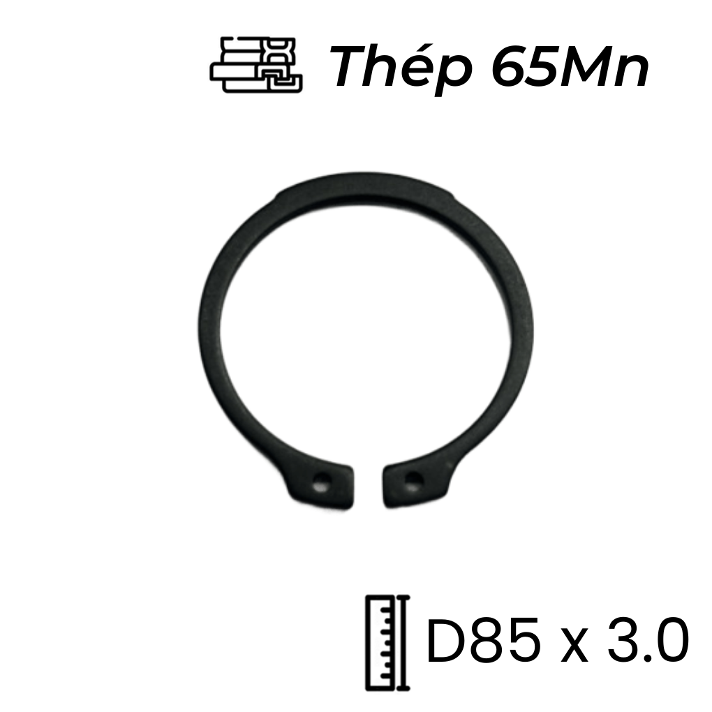 Phe Gài Trục Thép 65Mn DIN471 D85x3.0