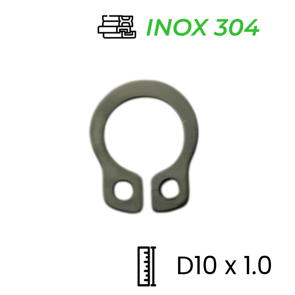 Phe Gài Trục Inox 304 DIN471 D10x1.0