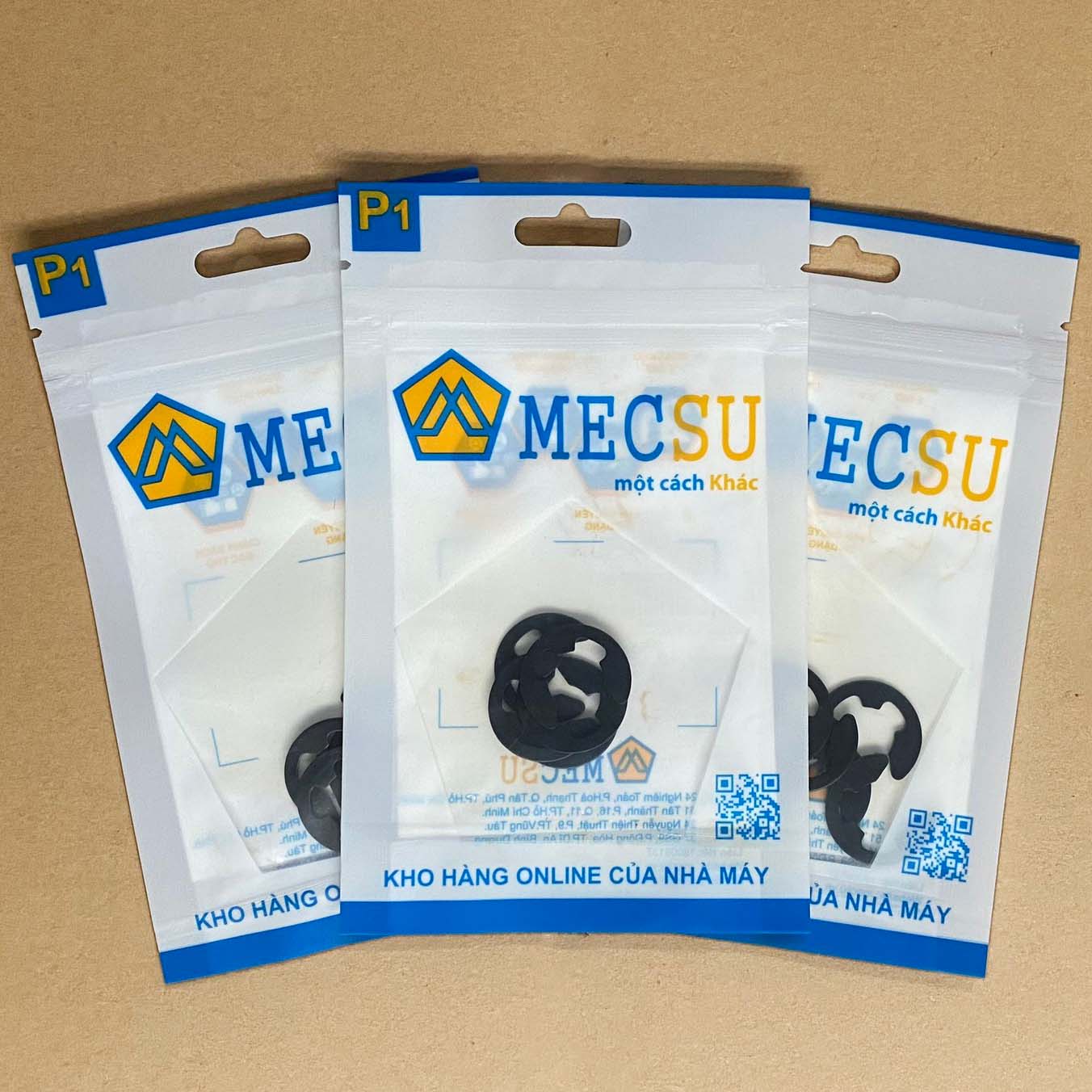 Phe Gài Trục Chữ E Thép DIN6799 D7 (10Cái/Bịch) - Ảnh 4