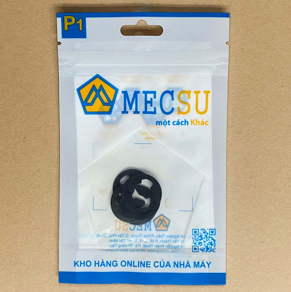 Phe Gài Trục Chữ E Thép DIN6799 D7 (10Cái/Bịch) - Ảnh 7