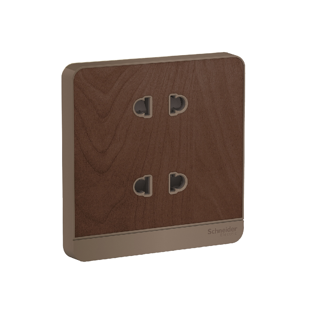 Ổ Cắm Đôi 2 Chấu 10A E83426U2_Wd_G19 Schneider