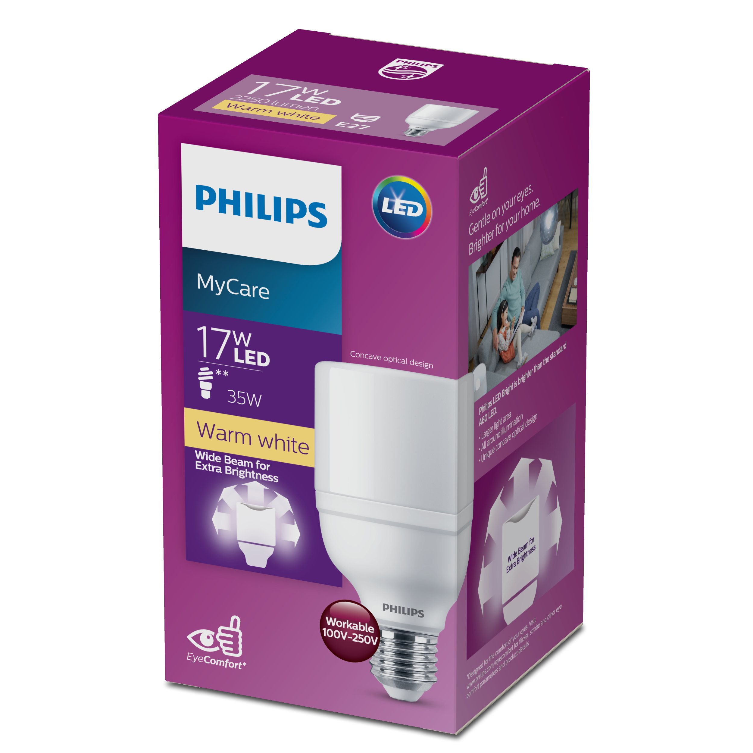 Bóng Đèn LED Bright 17W E27 3000/6500K 230V Philips 929002433707