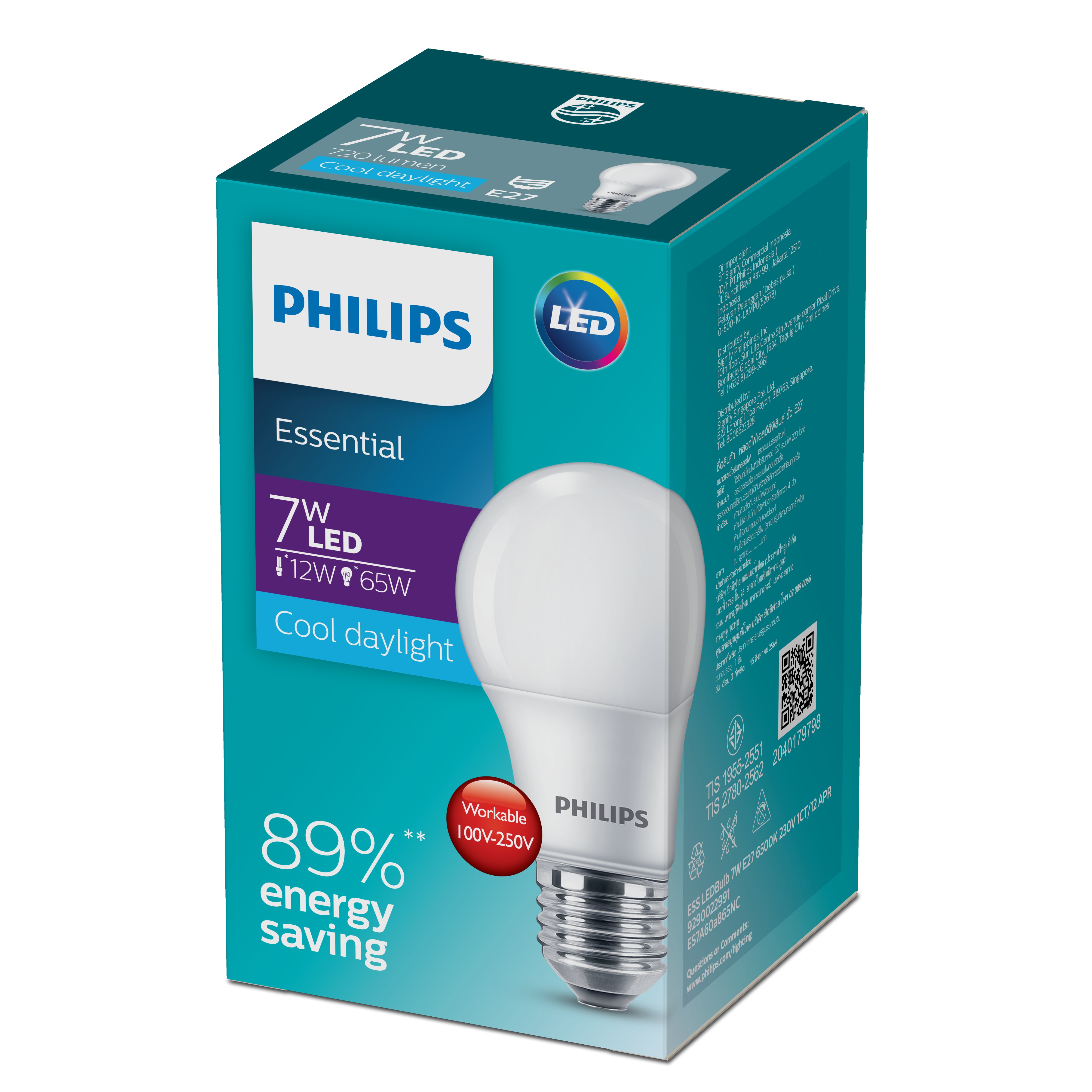 Bóng Đèn LED ESS 7W E27 3000/6500K 230V Philips 929002299107