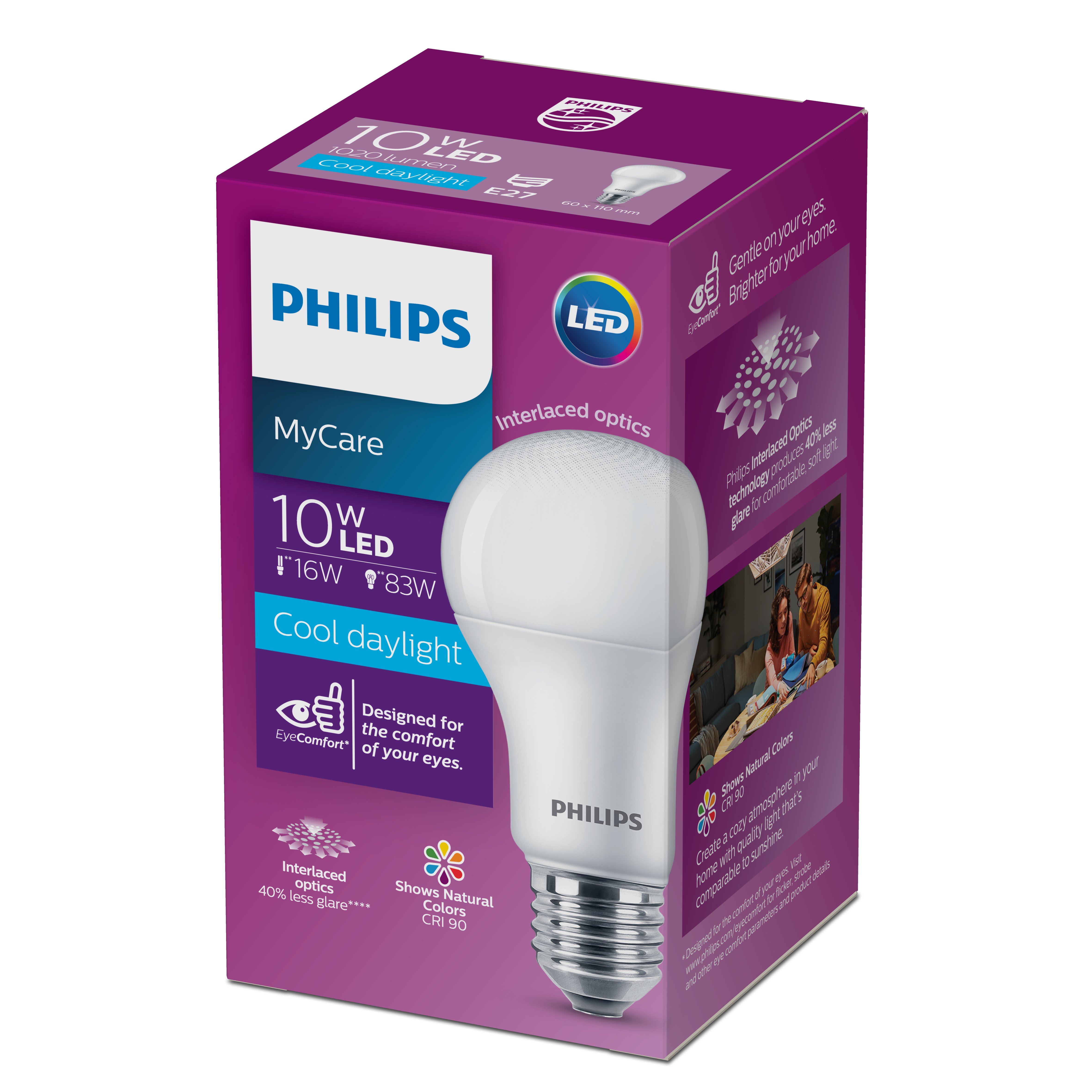 Bóng Đèn LED 10W E27 3000/6500K 230V APR Philips 929003007937