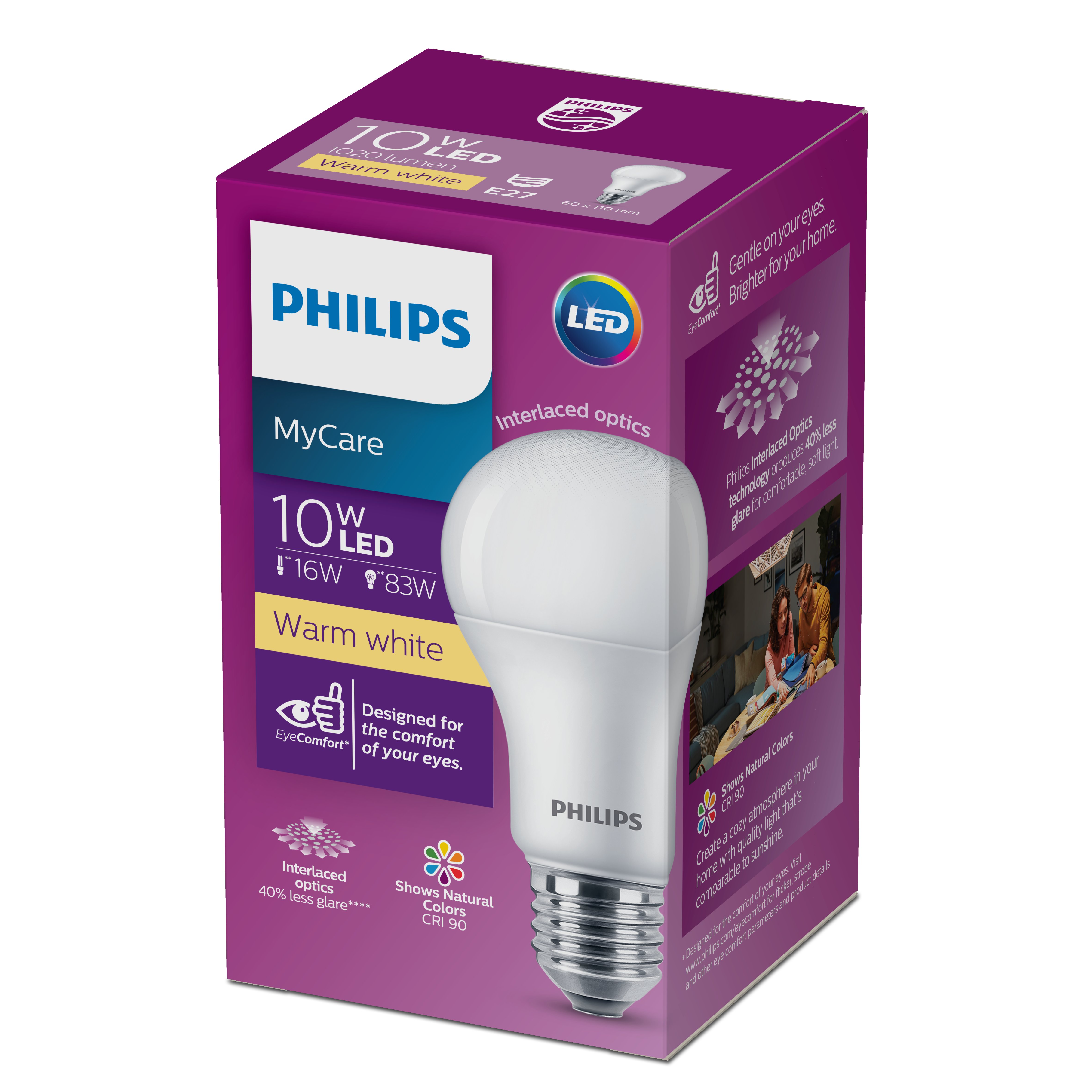 Alternative view of Bóng Đèn LED 10W E27 3000/6500K 230V APR Philips 929003007937