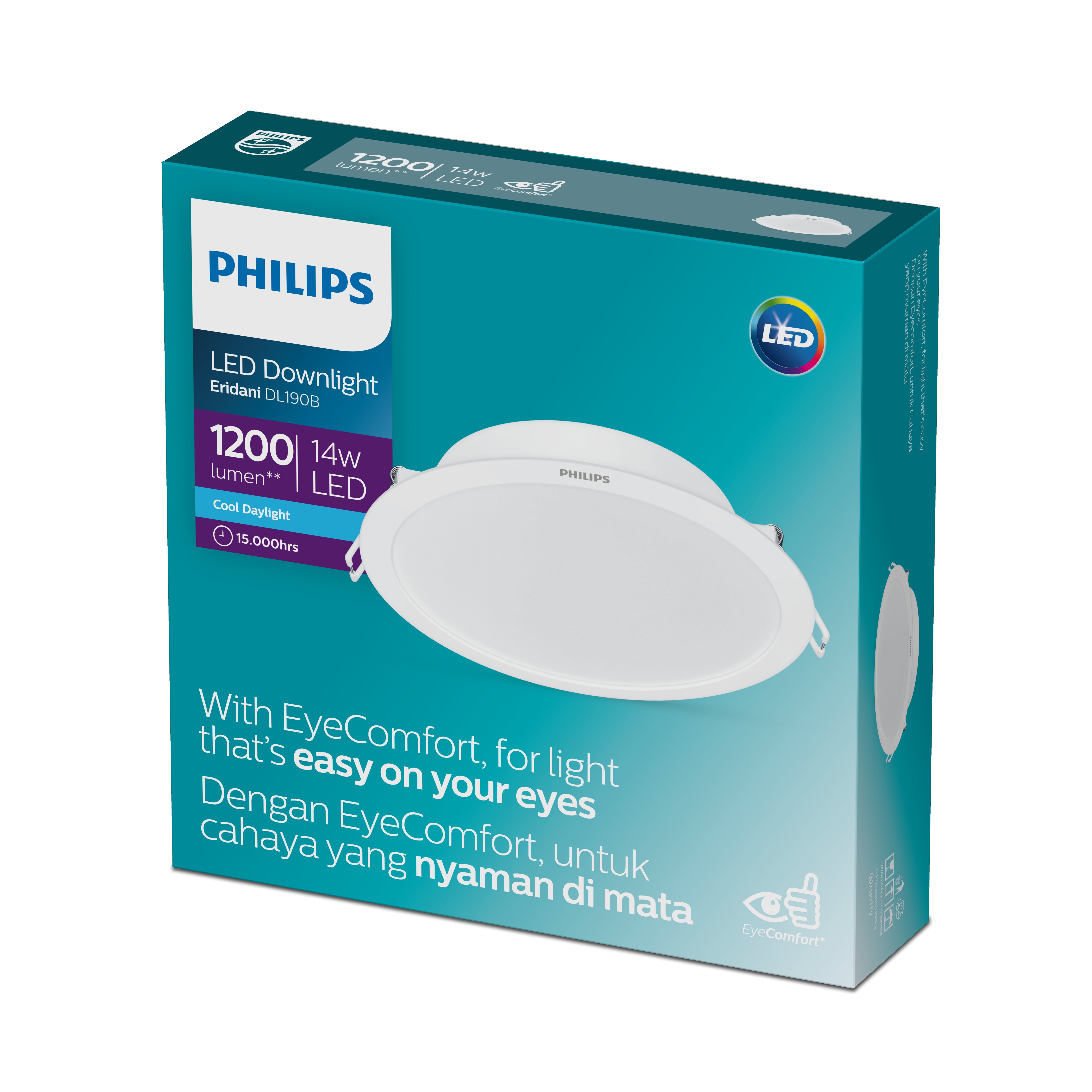 Alternative view of Đèn LED Downlight DL190B LED 11 D150 14W 865/840 WH SNI Philips 929003281807