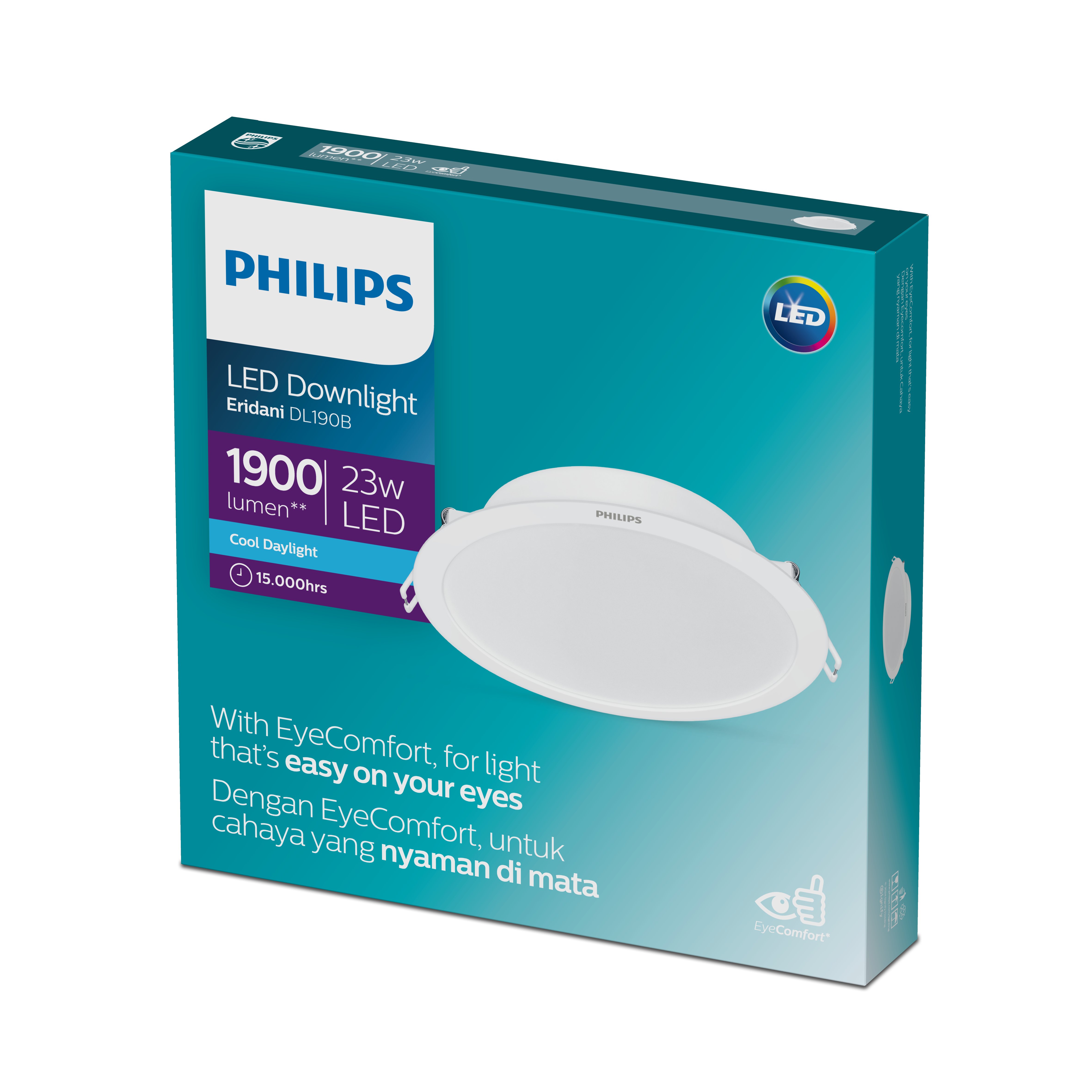 Alternative view of Đèn LED Downlight DL190B LED 18 D200 23W 865/840 WH SNI Philips 929003282107