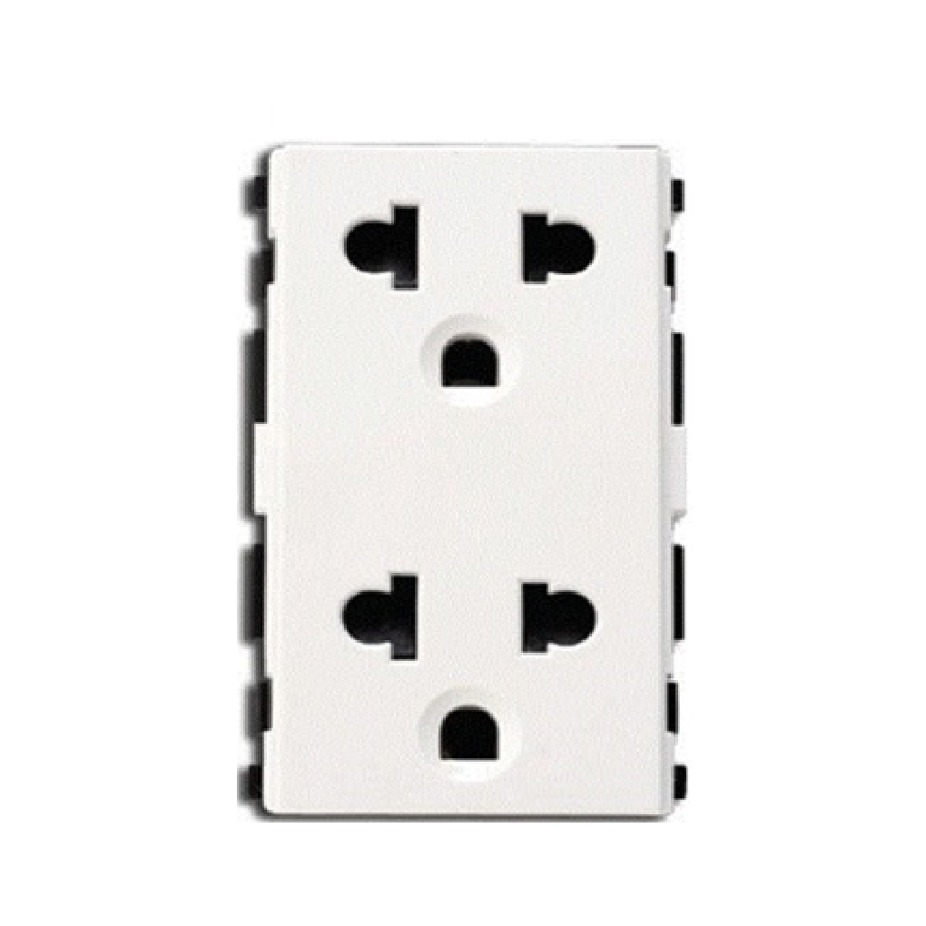 Ổ Cắm Đôi 3 Chấu 16A Size L F1426Uest2M_G19 Schneider