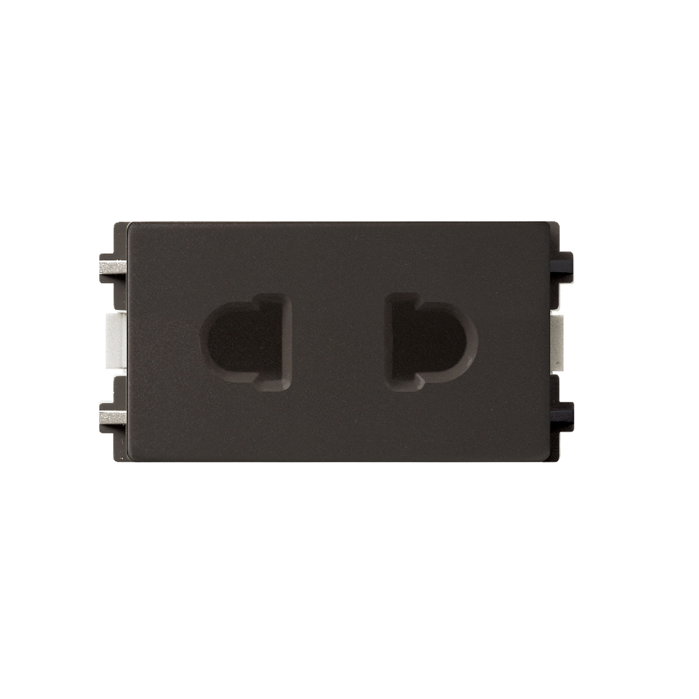 Ổ Cắm Đơn 2 Chấu 10A Size S 84426Sus_Bz_G19 Schneider