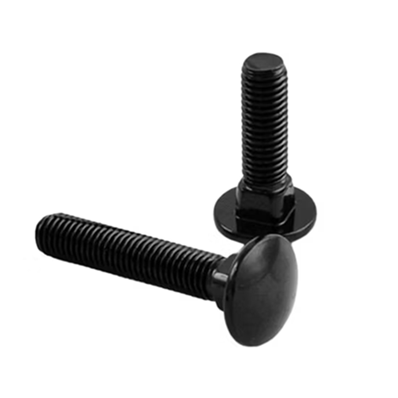 Bulong Cổ Vuông GB14 Thép 35# Mạ Đen M8x45