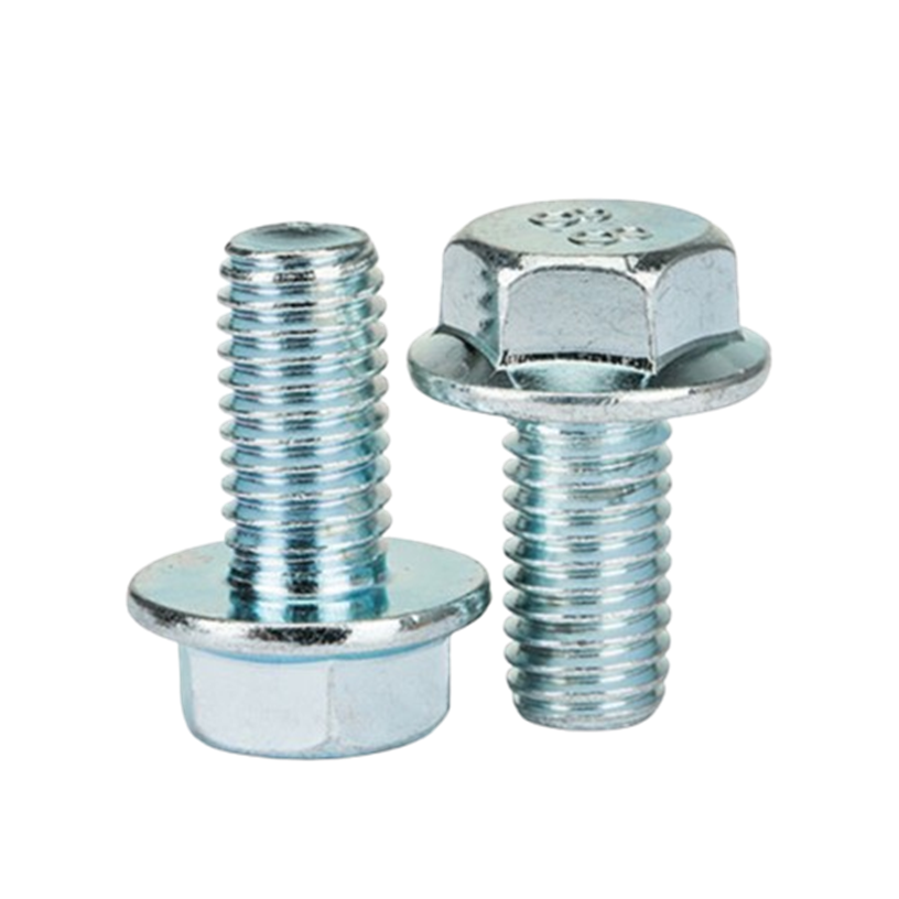 Bulong Đầu Bông Thép Mạ Kẽm Trắng Cr3+ 8.8 GB5787 M12x35 (Không Khía)