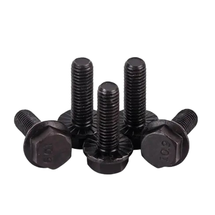 Bulong Đầu Bông Thép Mộc 10.9 GB5789 M10x1.25x20 Ren Nhuyễn (Có Khía)
