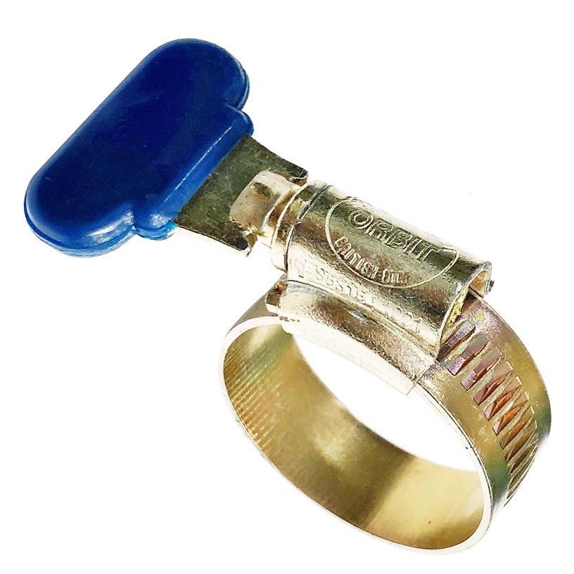 Siết Cổ Dê Tay Cầm Nhựa Thép Mạ Kẽm Ống 18-25mm