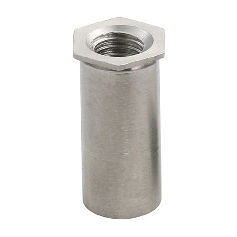 Trụ Chêm Ép Lỗ Suốt Inox (300 Series) Loại SOS-3.5M4-10